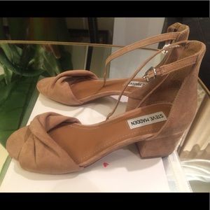 Steve Madden ankle strap block heel sandals